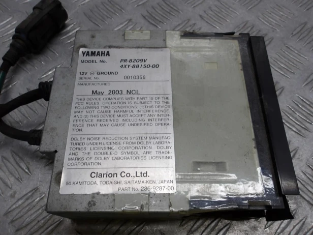Radio magnetofon odtwarzacz kaset YAMAHA XVZ 1300 ROYAL STAR VENTURE 99-13r   PN. 4XY-88150-00