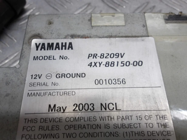 Radio magnetofon odtwarzacz kaset YAMAHA XVZ 1300 ROYAL STAR VENTURE 99-13r   PN. 4XY-88150-00