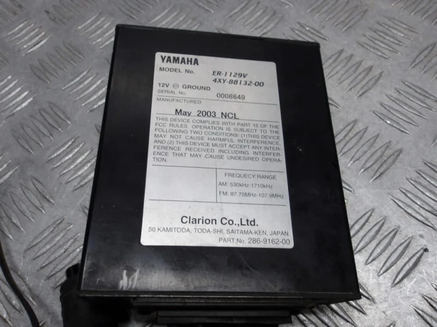 Radio moduł radia Amp Power YAMAHA XVZ 1300 ROYAL STAR VENTURE 99-13r   PN. 4XY-88132-01