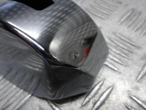 Osłona chrom zbiorniczka płynu hamulcowego KAWASAKI VN 2000 VULCAN 2004   PN. 14091-1300