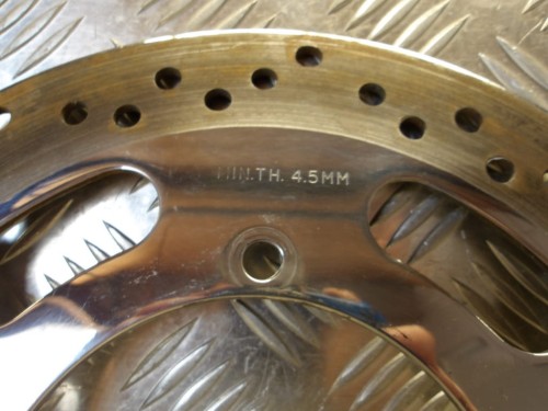 Tarcza hamulca przód 4.7mm CHROM KAWASAKI VN 2000 VULCAN 04-10r   PN. 41080-0095-CM